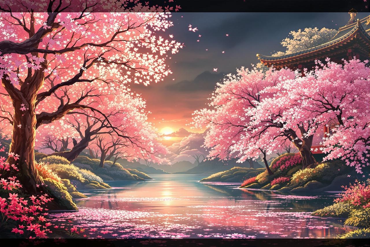 漫剧网官网作品展示 - 花间绘梦师 — 场景美术