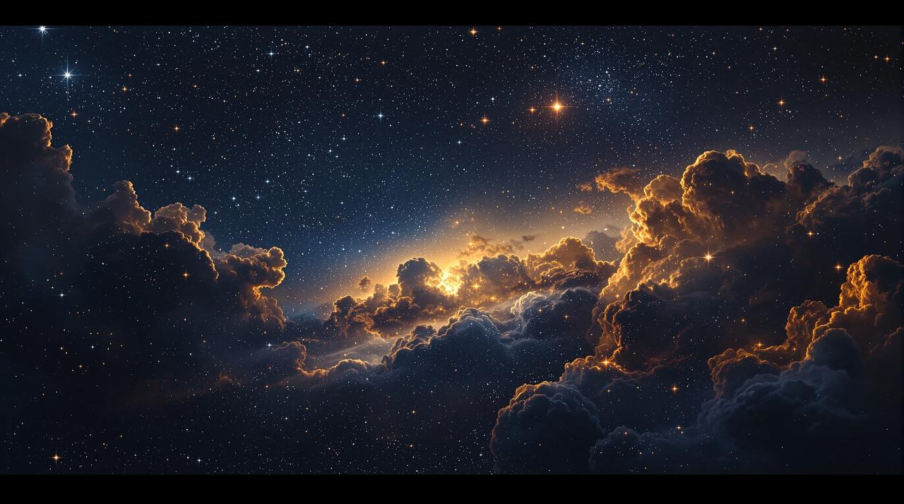 漫剧网官网 - 璀璨星空背景，闪亮的天狼星照耀夜空