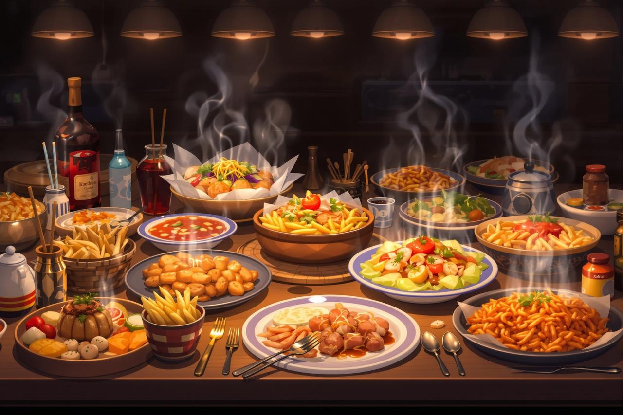 漫剧网官网作品展示 - 食灵之宴 — 美食设定